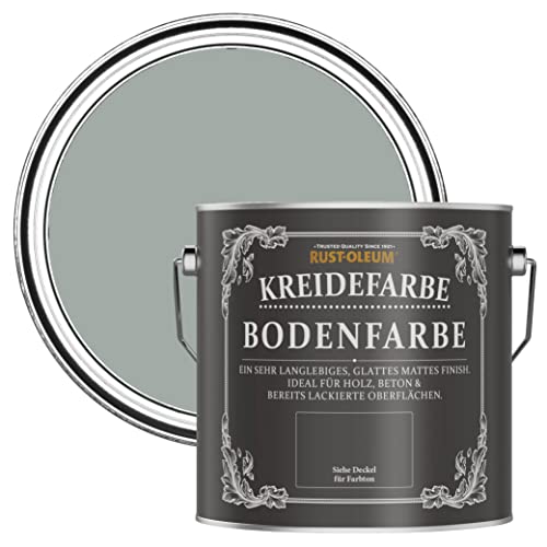 Rust-Oleum grau kratzfeste Kreidefarbe Bodenfarbe in mattem Finish - Urban Grau 2.5L von Rust-Oleum