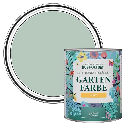 Rust-Oleum grün Gartenfarbe in mattem Finish - Pastellgrün 750ml von Rust-Oleum