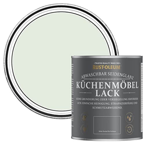 Rust-Oleum grün abwaschbarer Küchenmöbellack in seidenglänzendem Finish - Salbei-Nebel 750ml von Rust-Oleum