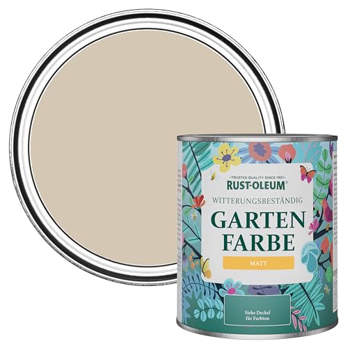 Rust-Oleum hellbraun Gartenfarbe in mattem Finish - Karamell 750ml von Rust-Oleum