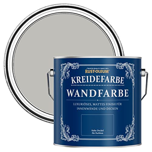 Rust-Oleum hellgrau Wand- und Deckenfarbe in mattem Finish - Kiesel 2.5L von Rust-Oleum