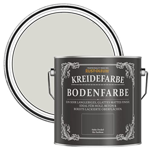Rust-Oleum kratzfeste Kreidefarbe Bodenfarbe in mattem Finish -Birke 2.5L von Rust-Oleum