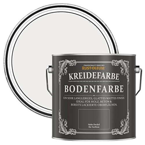 Rust-Oleum kratzfeste Kreidefarbe Bodenfarbe in mattem Finish -Fleur 2.5L von Rust-Oleum