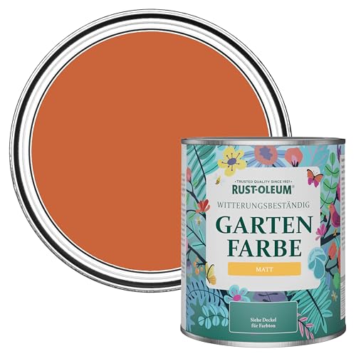 Rust-Oleum orange Gartenfarbe in mattem Finish - Chai Tee 750ml von Rust-Oleum