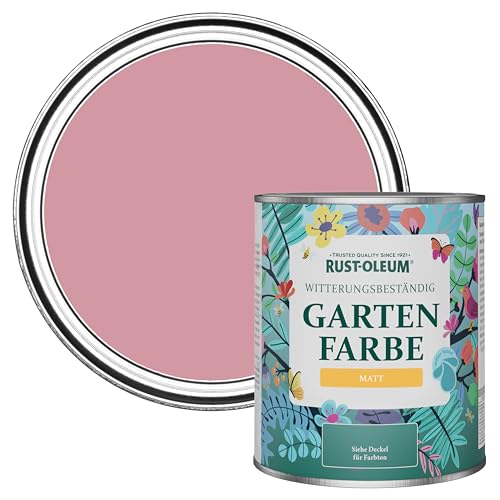 Rust-Oleum rosa Gartenfarbe in mattem Finish - Altrosa 750ml von Rust-Oleum