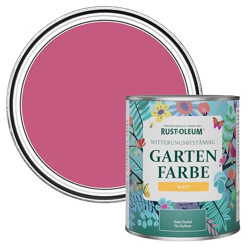 Rust-Oleum rosa Gartenfarbe in mattem Finish - Himbeere 750ml von Rust-Oleum