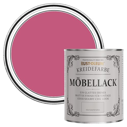 Rust-Oleum rosa Möbel- und Sockelleistenfarbe Kreidefarbe - Himbeere 750ml von Rust-Oleum