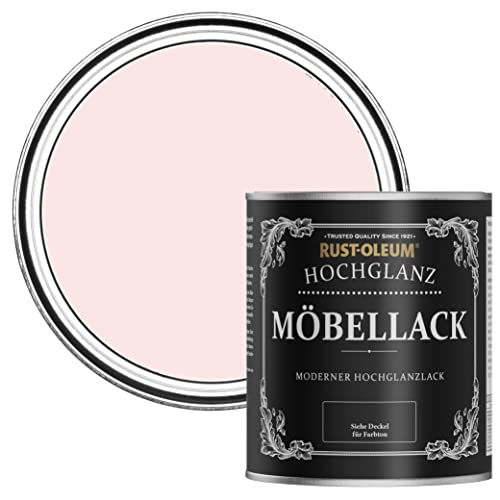 Rust-Oleum rosa Möbel- und Sockelleistenfarbe in hochglänzendem Finish - Erdbeer-Vanille 750ml von Rust-Oleum