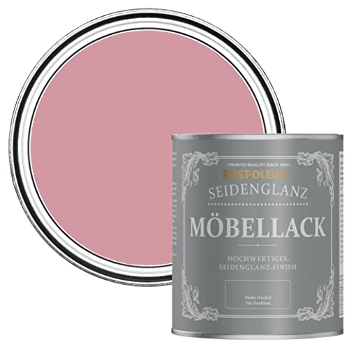 Rust-Oleum rosa Möbel- und Sockelleistenfarbe in seidenglänzendem Finish - Altrosa 750ml von Rust-Oleum