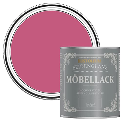 Rust-Oleum rosa Möbel- und Sockelleistenfarbe in seidenglänzendem Finish - Himbeere 750ml von Rust-Oleum