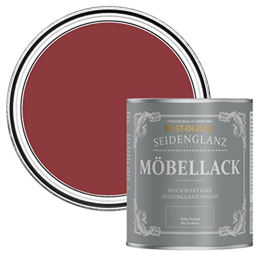 Rust-Oleum rot Möbel- und Sockelleistenfarbe in seidenglänzendem Finish - Bordeaux 750ml von Rust-Oleum