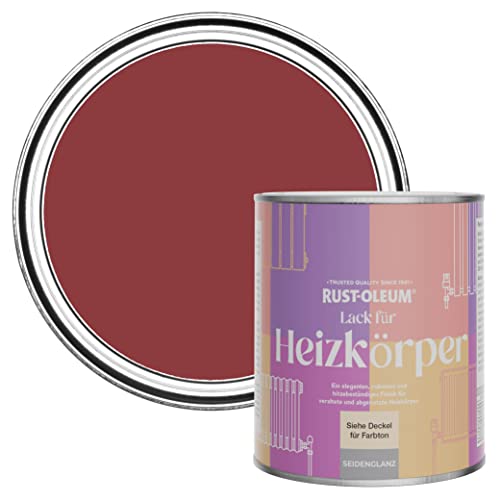 Rust-Oleum rot hitzebeständiger Heizkörperlack in seidenglänzendem Finish - Bordeaux 750ml von Rust-Oleum