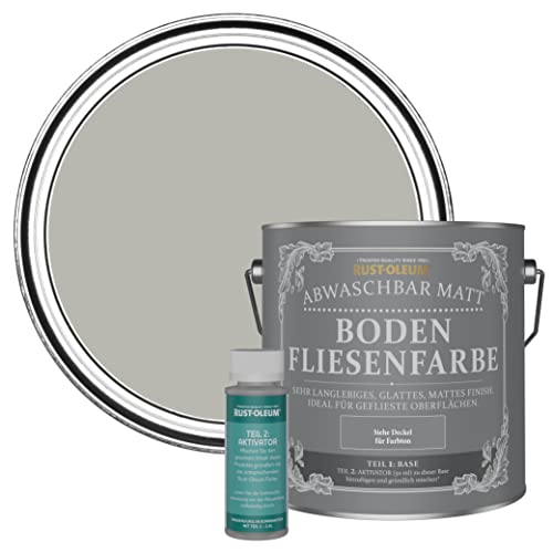 Rust-Oleum strapazierfähige, abwaschbare Bodenfliesenfarbe in grau Matt Finish - Grauer Baum 2,5 Litres Rust-Oleum strapazierfähige, abwaschbare Bodenfliesenfarbe in grau Matt Finish - Grauer Baum 2,5 Litres von Rust-Oleum