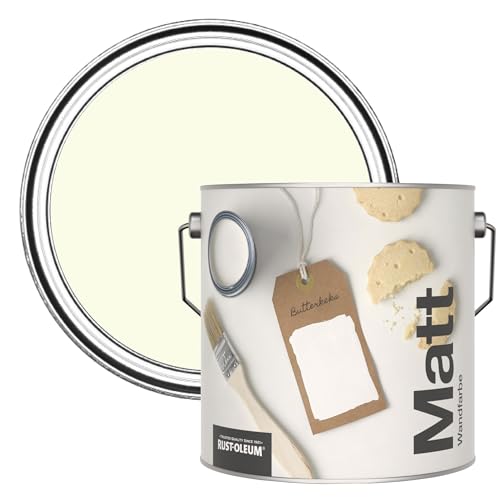 Rust-Oleum ultra strapazierfähige, extra deckende, abwaschbare, beige matte Wandfarbe - Butterkeks 2,5 Litres Rust-Oleum ultra strapazierfähige, extra deckende, abwaschbare, beige matte Wandfarbe - Butterkeks 2,5 Litres von Rust-Oleum