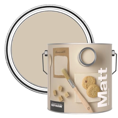 Rust-Oleum ultra strapazierfähige, extra deckende, abwaschbare, beige matte Wandfarbe - Karamell 2,5 Litres Rust-Oleum ultra strapazierfähige, extra deckende, abwaschbare, beige matte Wandfarbe - Karamell 2,5 Litres von Rust-Oleum