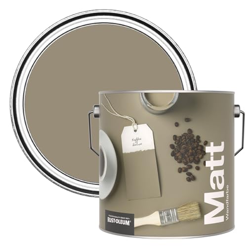 Rust-Oleum ultra strapazierfähige, extra deckende, abwaschbare, braun matte Wandfarbe - Kaffee Deluxe 2,5 Litres Rust-Oleum ultra strapazierfähige, extra deckende, abwaschbare, braun matte Wandfarbe - Kaffee Deluxe 2,5 Litres von Rust-Oleum
