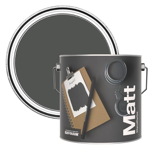 Rust-Oleum ultra strapazierfähige, extra deckende, abwaschbare, dunkelgrau matte Wandfarbe - Graphit 2,5 Litres Rust-Oleum ultra strapazierfähige, extra deckende, abwaschbare, dunkelgrau matte Wandfarbe - Graphit 2,5 Litres von Rust-Oleum