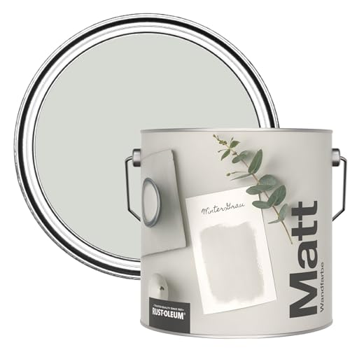 Rust-Oleum ultra strapazierfähige, extra deckende, abwaschbare, grau matte Wandfarbe - Winter-Grau 2,5 Litres Rust-Oleum ultra strapazierfähige, extra deckende, abwaschbare, grau matte Wandfarbe - Winter-Grau 2,5 Litres von Rust-Oleum