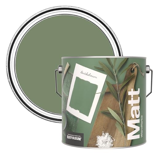 Rust-Oleum ultra strapazierfähige, extra deckende, abwaschbare, grün matte Wandfarbe - Buchsbaum 2,5 Litres Rust-Oleum ultra strapazierfähige, extra deckende, abwaschbare, grün matte Wandfarbe - Buchsbaum 2,5 Litres von Rust-Oleum