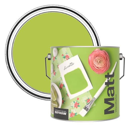 Rust-Oleum ultra strapazierfähige, extra deckende, abwaschbare, grün matte Wandfarbe - Limette 2,5 Litres Rust-Oleum ultra strapazierfähige, extra deckende, abwaschbare, grün matte Wandfarbe - Limette 2,5 Litres von Rust-Oleum