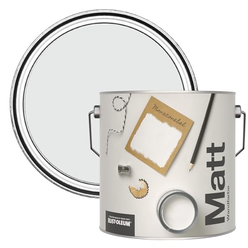 Rust-Oleum ultra strapazierfähige, extra deckende, abwaschbare, hellgrau matte Wandfarbe - Monaconebel 2,5 Litres Rust-Oleum ultra strapazierfähige, extra deckende, abwaschbare, hellgrau matte Wandfarbe - Monaconebel 2,5 Litres von Rust-Oleum