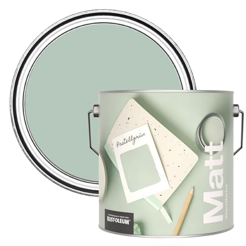 Rust-Oleum ultra strapazierfähige, extra deckende, abwaschbare, hellgrün matte Wandfarbe - Pastellgrün 2,5 Litres Rust-Oleum ultra strapazierfähige, extra deckende, abwaschbare, hellgrün matte Wandfarbe - Pastellgrün 2,5 Litres von Rust-Oleum