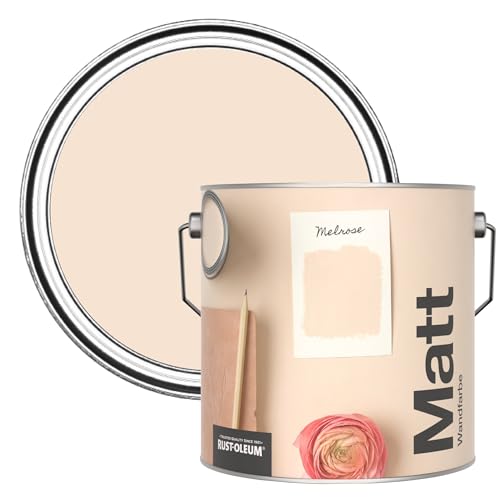 Rust-Oleum ultra strapazierfähige, extra deckende, abwaschbare, hellrosa matte Wandfarbe - Melrose 2,5 Litres Rust-Oleum ultra strapazierfähige, extra deckende, abwaschbare, hellrosa matte Wandfarbe - Melrose 2,5 Litres von Rust-Oleum