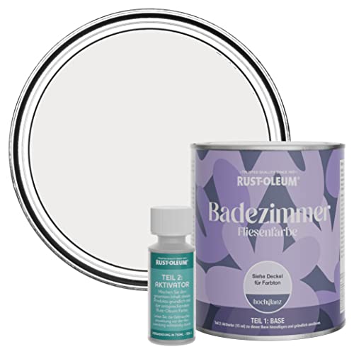 Rust-Oleum wasserbeständiger Fliesenlack für das Badezimmer in hochglänzendem Finish - Fleur 750ml Rust-Oleum wasserbeständiger Fliesenlack für das Badezimmer in hochglänzendem Finish - Fleur 750ml von Rust-Oleum