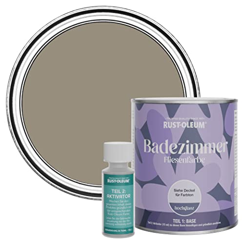 Rust-Oleum wasserbeständiger Fliesenlack für das Badezimmer in hochglänzendem Finish - Kakao 750ml Rust-Oleum wasserbeständiger Fliesenlack für das Badezimmer in hochglänzendem Finish - Kakao 750ml von Rust-Oleum