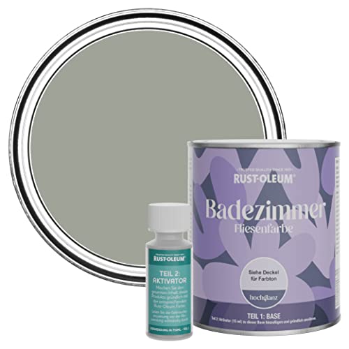 Rust-Oleum wasserbeständiger Fliesenlack für das Badezimmer in hochglänzendem Finish - Teeblatt 750ml Rust-Oleum wasserbeständiger Fliesenlack für das Badezimmer in hochglänzendem Finish - Teeblatt 750ml von Rust-Oleum