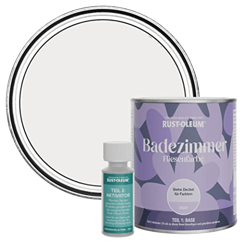 Rust-Oleum wasserbeständiger Fliesenlack für das Badezimmer in mattem Finish -Fleur 750ml Rust-Oleum wasserbeständiger Fliesenlack für das Badezimmer in mattem Finish -Fleur 750ml von Rust-Oleum