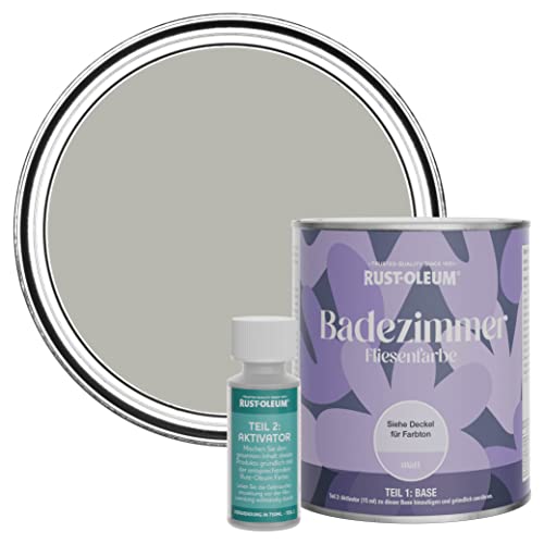 Rust-Oleum wasserbeständiger Fliesenlack für das Badezimmer in mattem Finish -Grauer Baum 750ml Rust-Oleum wasserbeständiger Fliesenlack für das Badezimmer in mattem Finish -Grauer Baum 750ml von Rust-Oleum
