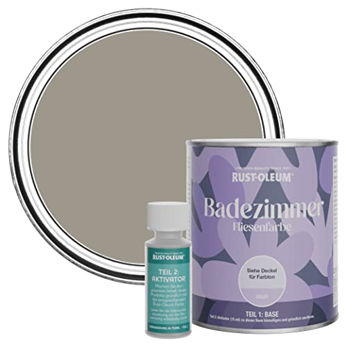 Rust-Oleum wasserbeständiger Fliesenlack für das Badezimmer in mattem Finish -Trüffel 750ml Rust-Oleum wasserbeständiger Fliesenlack für das Badezimmer in mattem Finish -Trüffel 750ml von Rust-Oleum