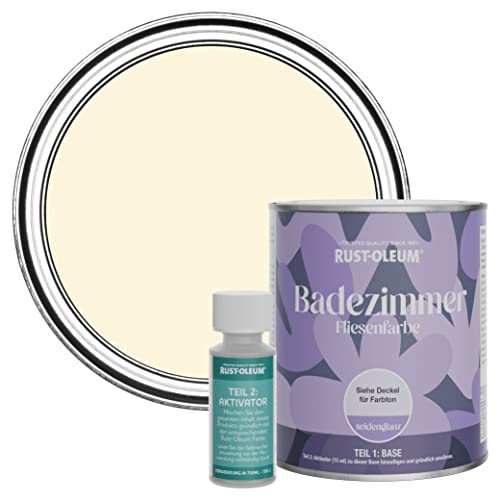 Rust-Oleum wasserbeständiger Fliesenlack für das Badezimmer in seidenglänzendem Finish - Gebrochenes Weiß 750ml Rust-Oleum wasserbeständiger Fliesenlack für das Badezimmer in seidenglänzendem Finish - Gebrochenes Weiß 750ml von Rust-Oleum