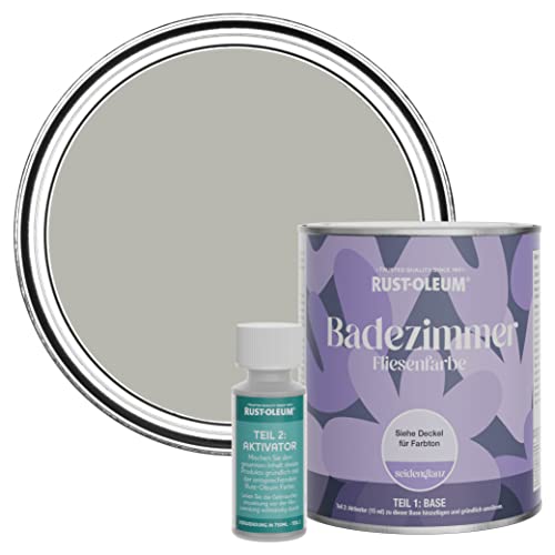 Rust-Oleum wasserbeständiger Fliesenlack für das Badezimmer in seidenglänzendem Finish - Grauer Baum 750ml Rust-Oleum wasserbeständiger Fliesenlack für das Badezimmer in seidenglänzendem Finish - Grauer Baum 750ml von Rust-Oleum