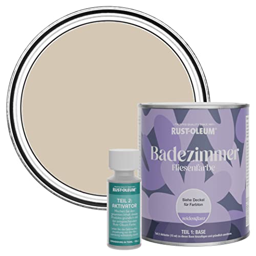 Rust-Oleum wasserbeständiger Fliesenlack für das Badezimmer in seidenglänzendem Finish - Karamell 750ml Rust-Oleum wasserbeständiger Fliesenlack für das Badezimmer in seidenglänzendem Finish - Karamell 750ml von Rust-Oleum