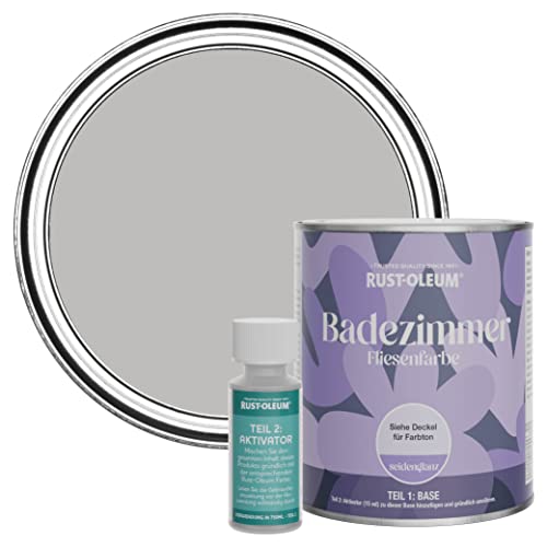 Rust-Oleum wasserbeständiger Fliesenlack für das Badezimmer in seidenglänzendem Finish - Kiesel 750ml Rust-Oleum wasserbeständiger Fliesenlack für das Badezimmer in seidenglänzendem Finish - Kiesel 750ml von Rust-Oleum