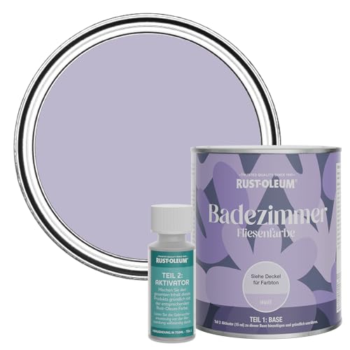 Rust-Oleum wasserfeste dunkelgrün Fliesenfarbe für Badezimmer in Matt Finish - Blauregen 750ML von Rust-Oleum