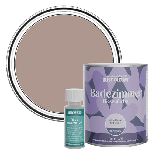 Rust-Oleum wasserfeste weiß Fliesenfarbe für Badezimmer in Hochglanz Finish - Zierkirsche 750ML Rust-Oleum wasserfeste weiß Fliesenfarbe für Badezimmer in Hochglanz Finish - Zierkirsche 750ML von Rust-Oleum