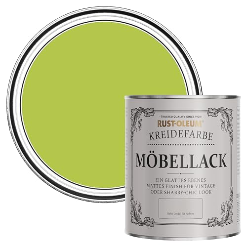 Rust-Oleum weiß Möbel- und Sockelleistenfarbe Kreidefarbe - Limette 750ml von Rust-Oleum