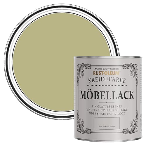 Rust-Oleum weiß Möbel- und Sockelleistenfarbe Kreidefarbe - Salbeigrün 750ml von Rust-Oleum