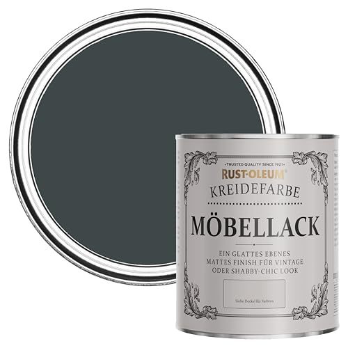 Rust-Oleum weiß Möbel- und Sockelleistenfarbe Kreidefarbe - Schwarzer Sand 750ml von Rust-Oleum