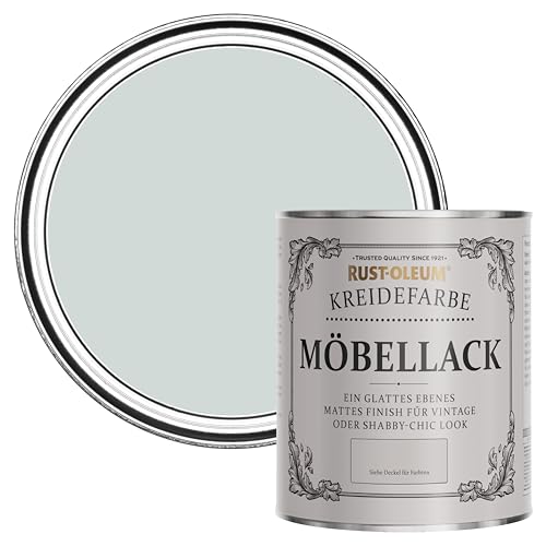 Rust-Oleum weiß Möbel- und Sockelleistenfarbe Kreidefarbe - Taubengrau 750ml von Rust-Oleum