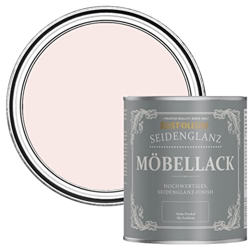 Rust-Oleum weiß Möbel- und Sockelleistenfarbe in seidenglänzendem Finish - Porzellan Rosa 750ml von Rust-Oleum