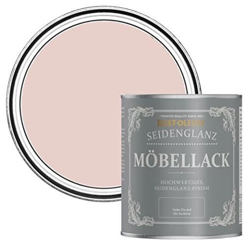 Rust-Oleum weiß Möbel- und Sockelleistenfarbe in seidenglänzendem Finish - Rosa Sekt 750ml von Rust-Oleum