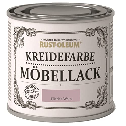 Rustoleum Kreidefarbe Flieder Wein125 ml - Schöne Holzfarbe für Möbel - Extra sicher verpackt - Idealer Holzlack - Möbellack - Lackfarbe Rustoleum Kreidefarbe Flieder Wein125 ml - Schöne Holzfarbe für Möbel - Extra sicher verpackt - Idealer Holzlack - Möbellack - Lackfarbe von Rust-Oleum