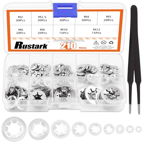 Rustark 211 Stück 9 Größen 304 Edelstahl M2-M12 Innenzahn Sicherungsscheiben Sortiment Kit Innenzahn Klemmscheiben Klemmscheiben Unterlegscheiben Rustark 211 Stück 9 Größen 304 Edelstahl M2-M12 Innenzahn Sicherungsscheiben Sortiment Kit Innenzahn Klemmscheiben Klemmscheiben Unterlegscheiben von Rustark