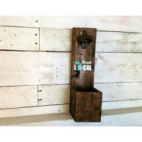 Michigan Trinken Lokale Holz Flasche Öffner-Reclaimed Palette Öffner-Cap Catcher-Wand Montiert Flaschenöffner-Geschenke Für Ihn-Bbq Dekor von RustedRoost