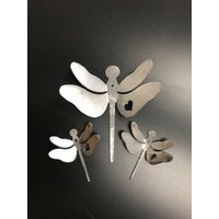 3 Libellen Set 1 Groß 2 Klein von RusteesGardenArt