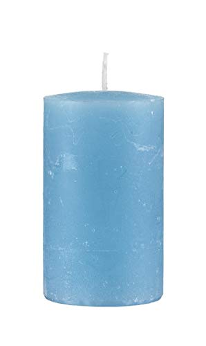 durchgefärbte Rustica Stumpenkerzen Ocean Blau 200/70 mm, 1 Stück, Rustik Kerzen, Adventskerzen, Weihnachtskerzen von Rustic Kerzen